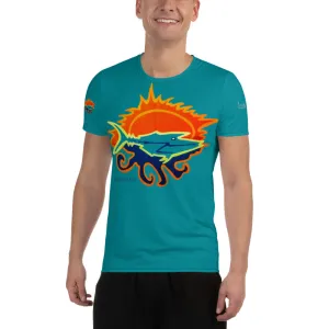 Micronesian Dream All-Over Print Men's Athletic T-shirt