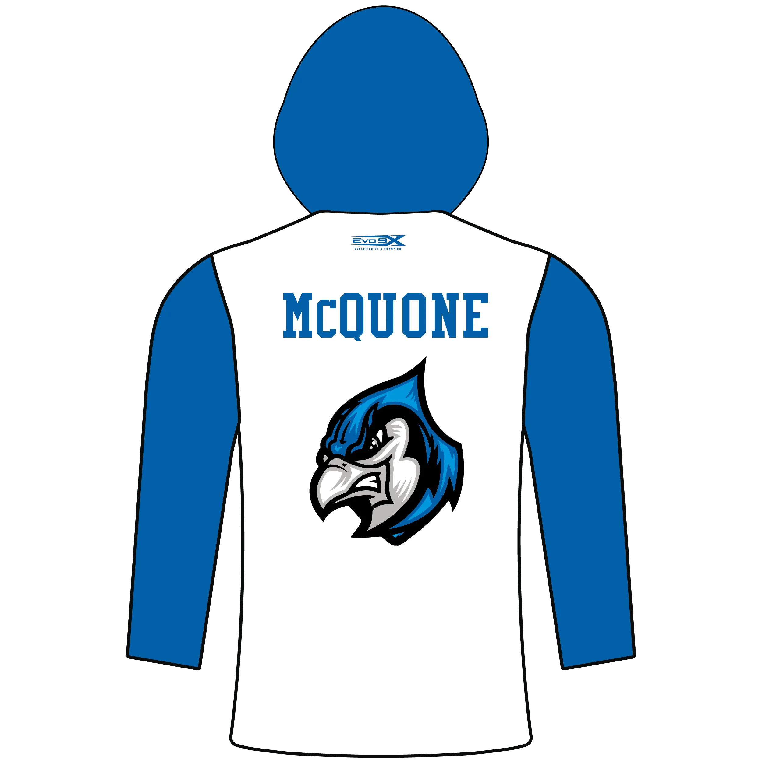 MIDDLESEX WRESTLING Sublimated Lightweight Long Sleeves Hoodie