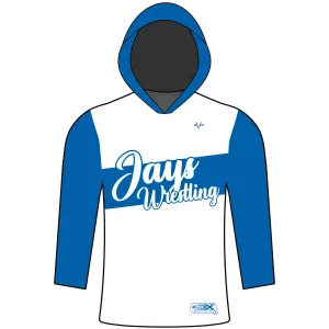 MIDDLESEX WRESTLING Sublimated Lightweight Long Sleeves Hoodie