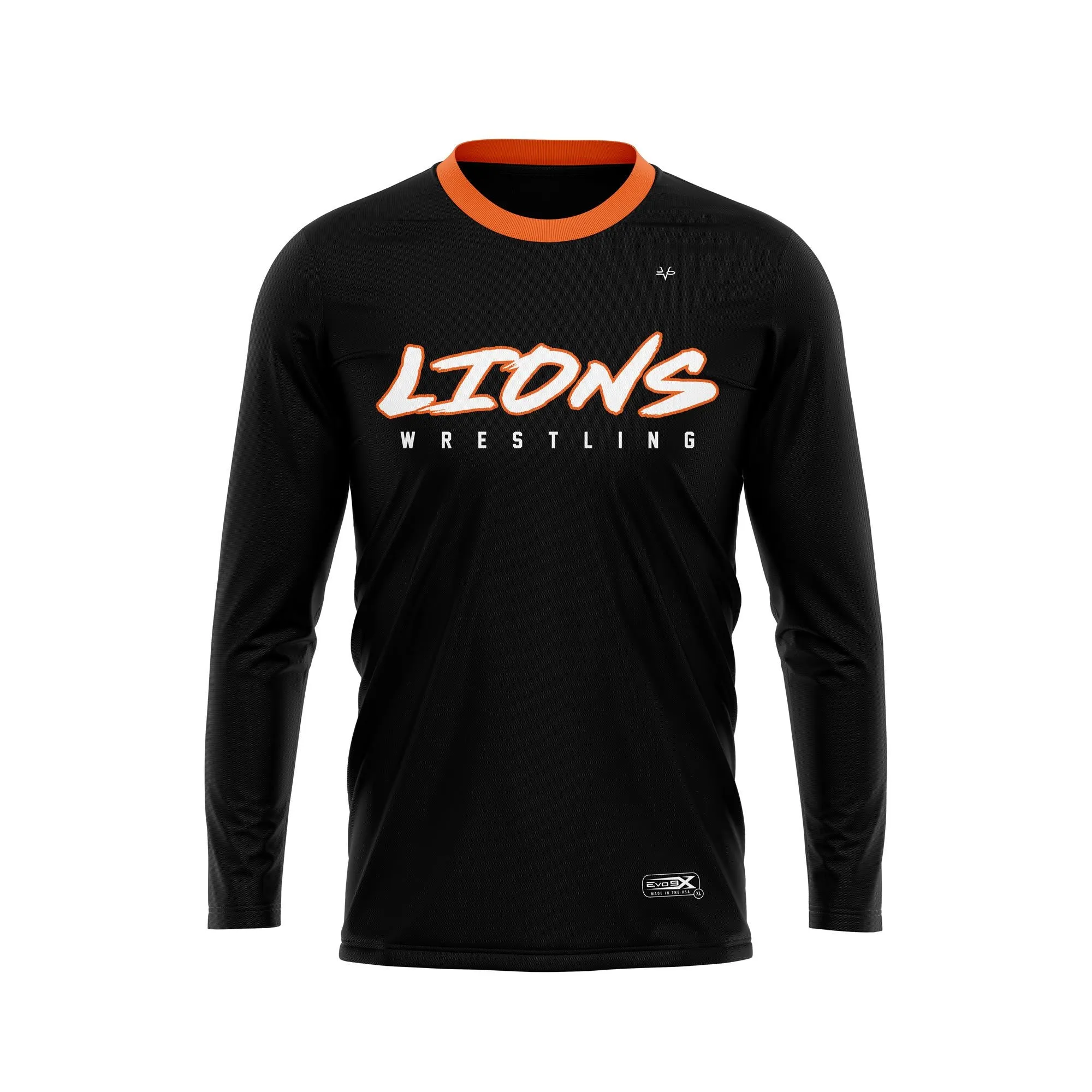 Middletown Wrestling Crew Neck LS Black