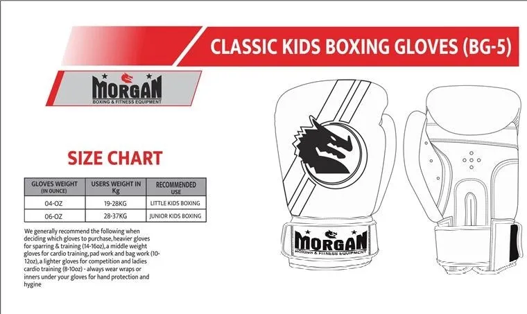 Morgan Classic V2 Kids Boxing Gloves (4-6OZ)