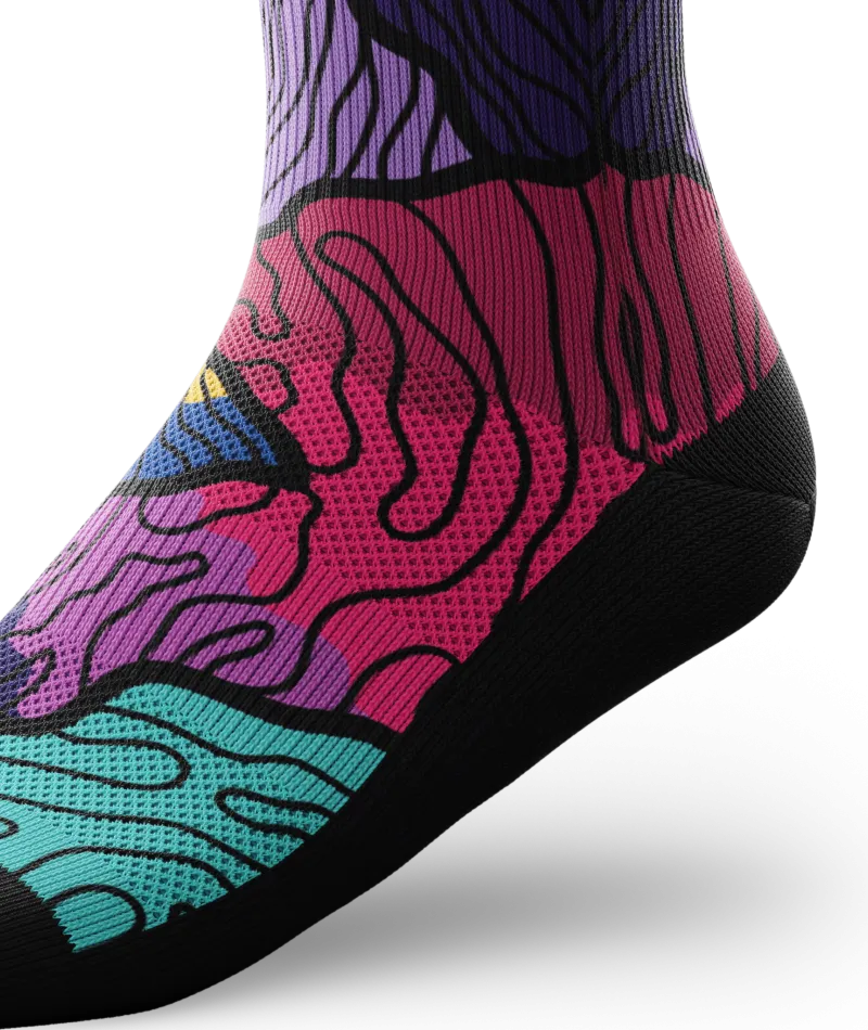 Mountain View Crew Socks