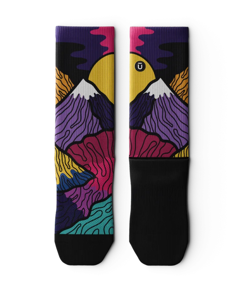 Mountain View Crew Socks