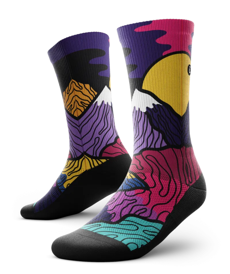 Mountain View Crew Socks