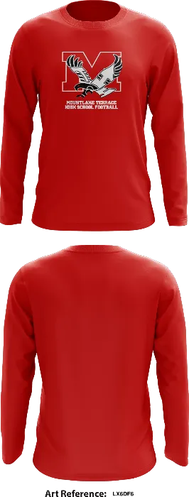 Mountlake Terrace High School Football Core Men's LS Performance Tee - Lx6Df6