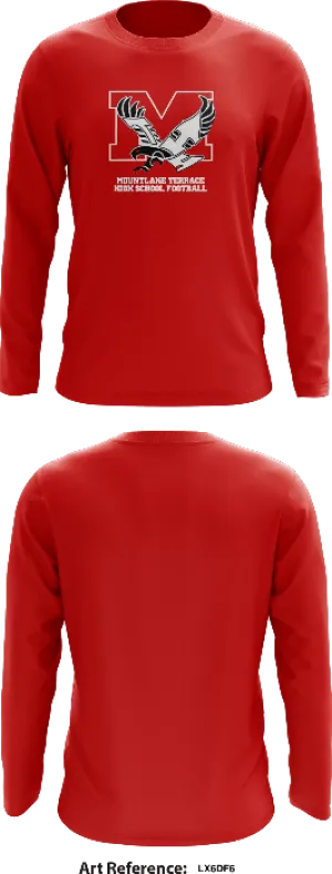 Mountlake Terrace High School Football Core Men's LS Performance Tee - Lx6Df6
