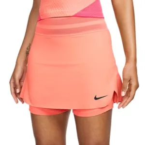 Nike Women's Roland-Garros Dri-FIT Mango & Black Slam Skirt
