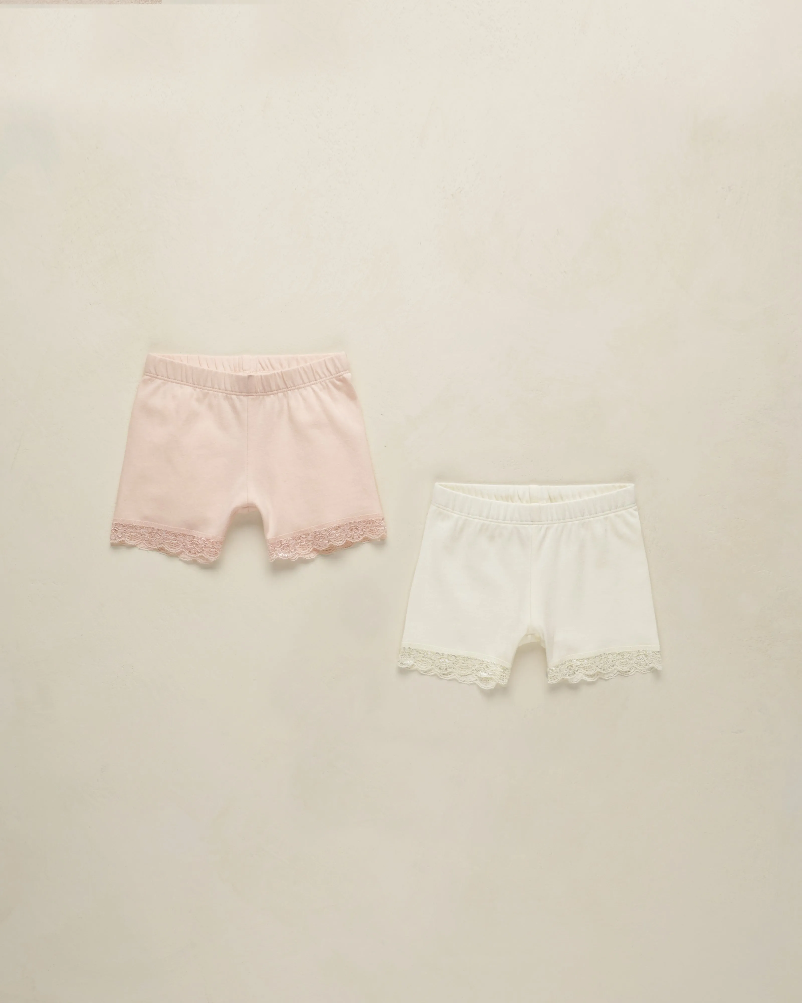 NORALEE Cartwheel Shorts | Ivory, Blush