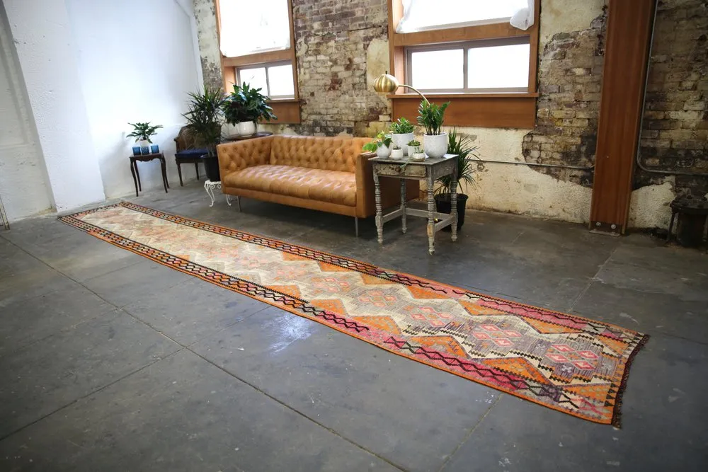 Old Kars Kilim Runner 2.10x19.5ft