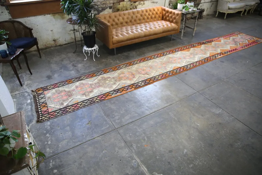 Old Kars Kilim Runner 2.10x19.5ft
