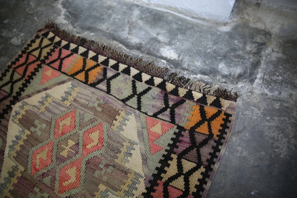 Old Kars Kilim Runner 2.10x19.5ft