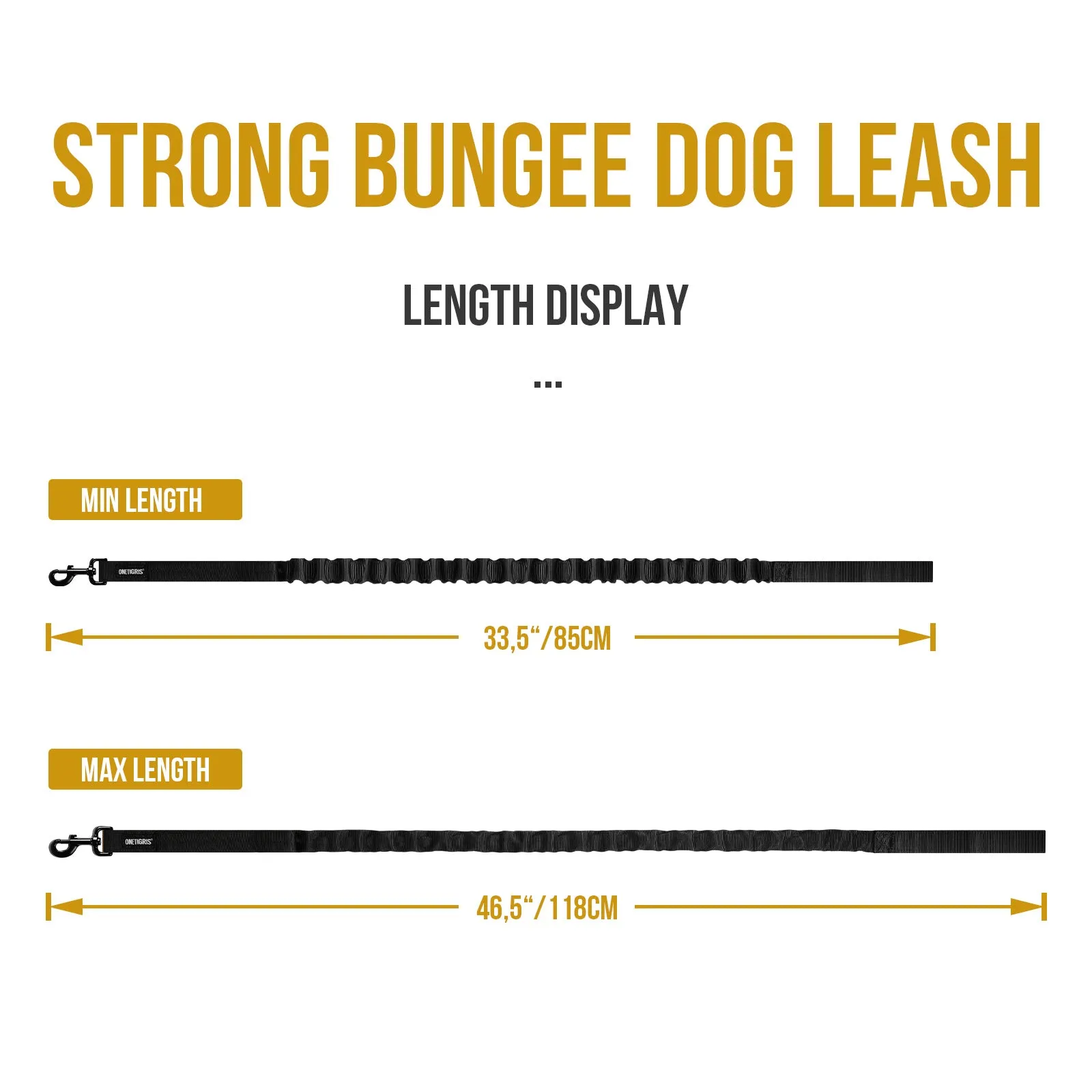 ONETIGRIS Dog Leash 110