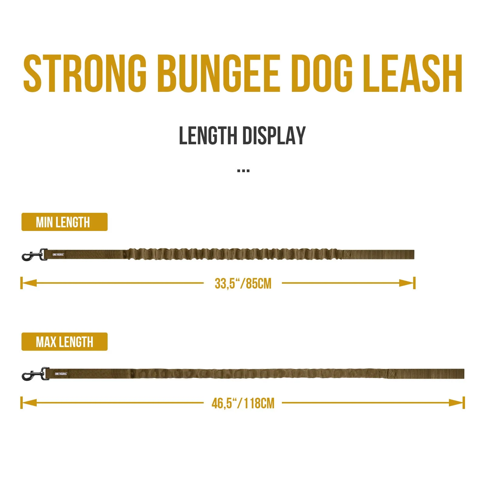 ONETIGRIS Dog Leash 110