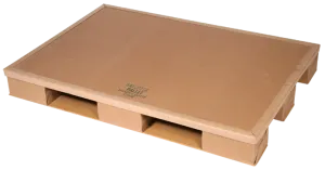 Paper Pallet with blocks of honeycomb & flat bottom