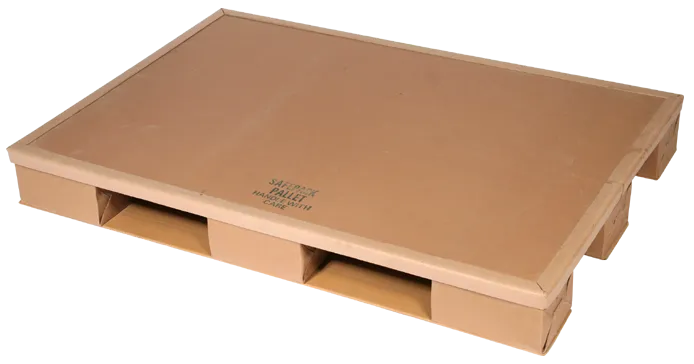 Paper Pallet with blocks of honeycomb & flat bottom