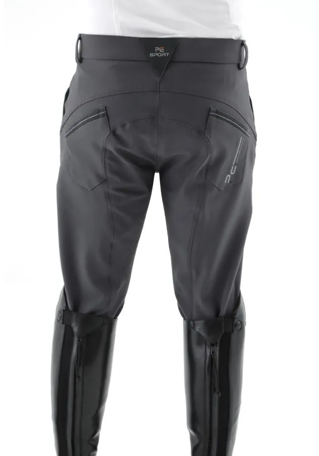 PEI Barusso Men's Gel Knee Breeches - Anthracite