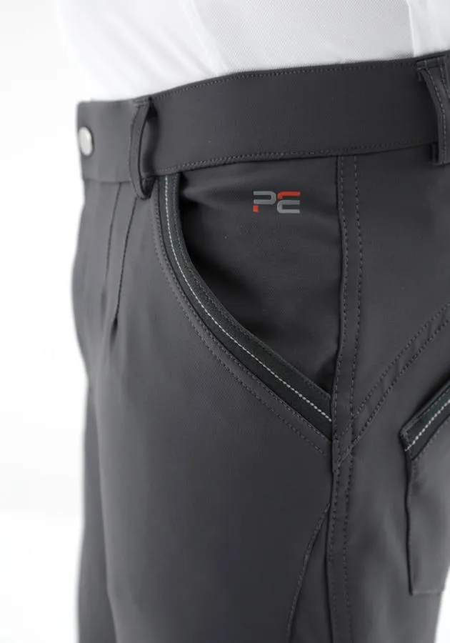 PEI Barusso Men's Gel Knee Breeches - Anthracite