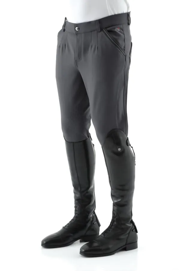 PEI Barusso Men's Gel Knee Breeches - Anthracite