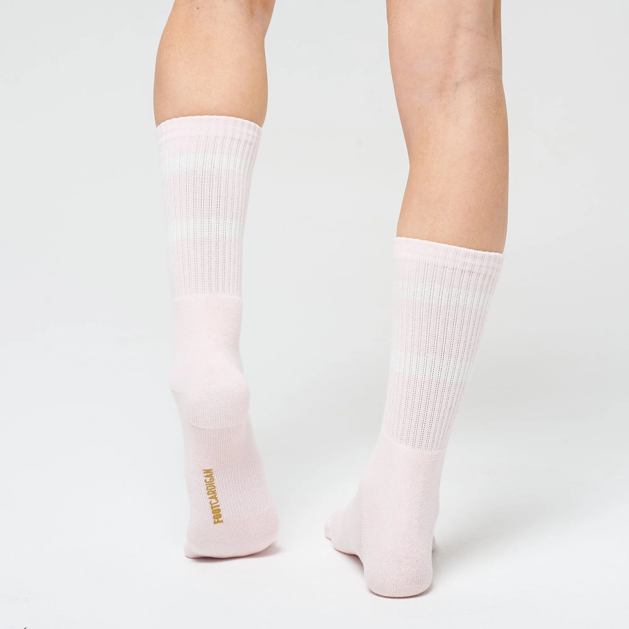 Pink White Stripe Crew - 3 Pack