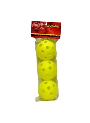 Plastic Wiffle 12" Balls- 3 Pack