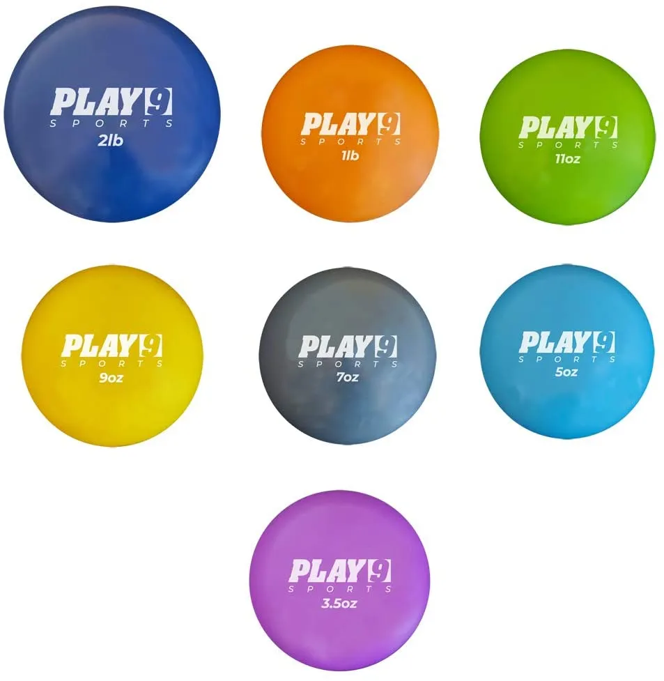 Play9 Sports Ballistic Throwing Plyo Ball Set No Seams BALLSET (6-pack)