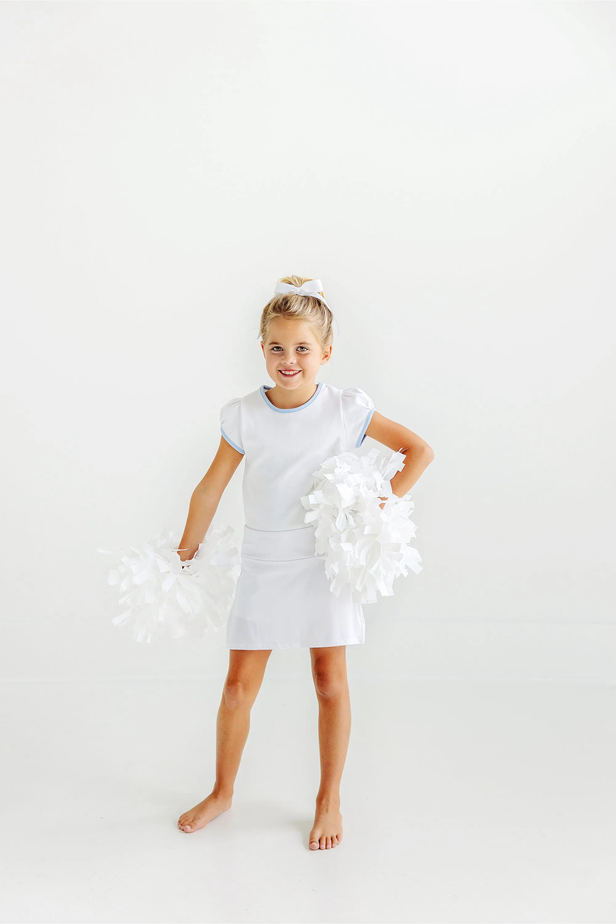 Prepletic™ Cindy Skort - Worth Avenue White with Beale Street Blue & Worth Avenue White Stork