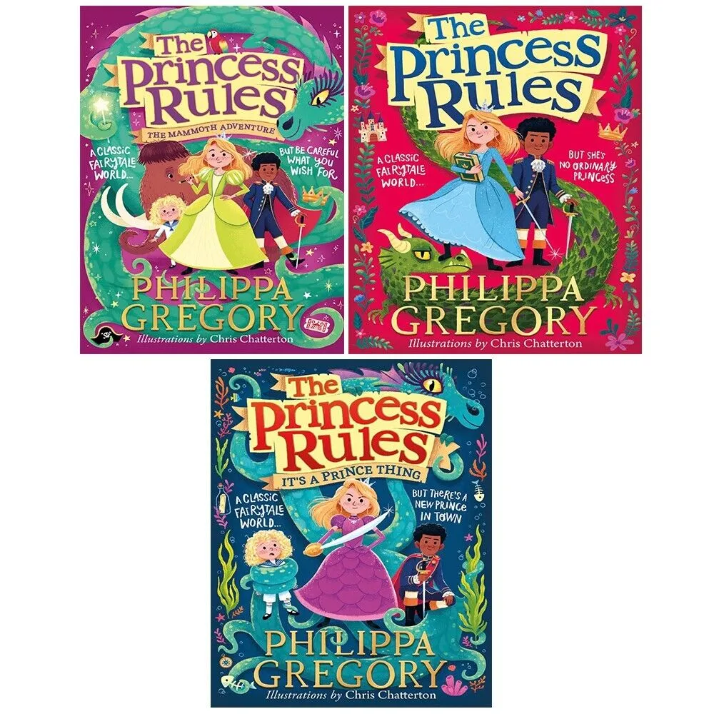 Princess Rules Series Collection 3 Books Set by Philippa Gregory  (The Princess Rules)