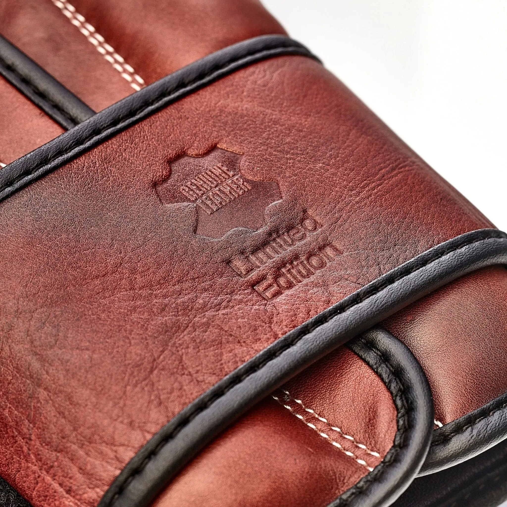 PRO Snake Skin Print Leather Boxing Gloves (Strap Up) Limited Edition