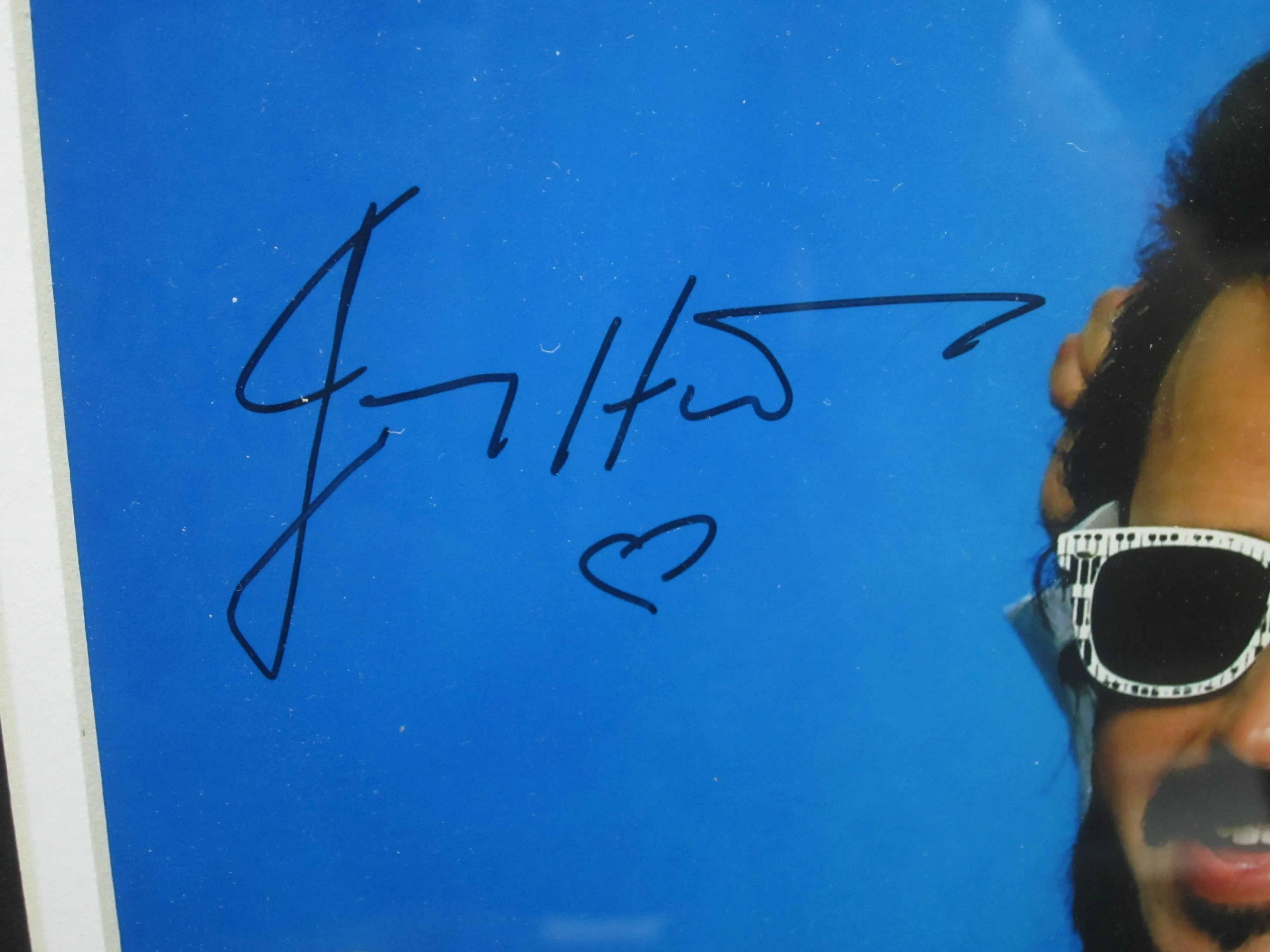 Professional Wrestling Manager Jimmy Hart Signed 8x10 Photo Framed & Matted with COA