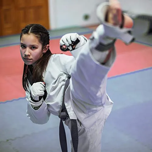 Punch Bag Training Gloves, LangRay Taekwondo Karate Gloves for Sparring Martial Arts Boxing Training for Adults and Kids