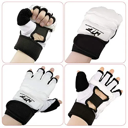 Punch Bag Training Gloves, LangRay Taekwondo Karate Gloves for Sparring Martial Arts Boxing Training for Adults and Kids