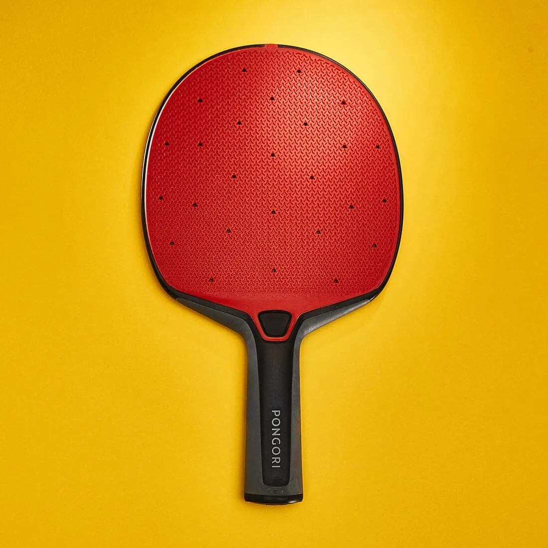 RAQUETTE DE PING PONG RÉSISTANTE PPR 130 O NOIRE ROUGE