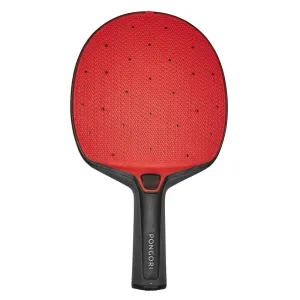 RAQUETTE DE PING PONG RÉSISTANTE PPR 130 O NOIRE ROUGE