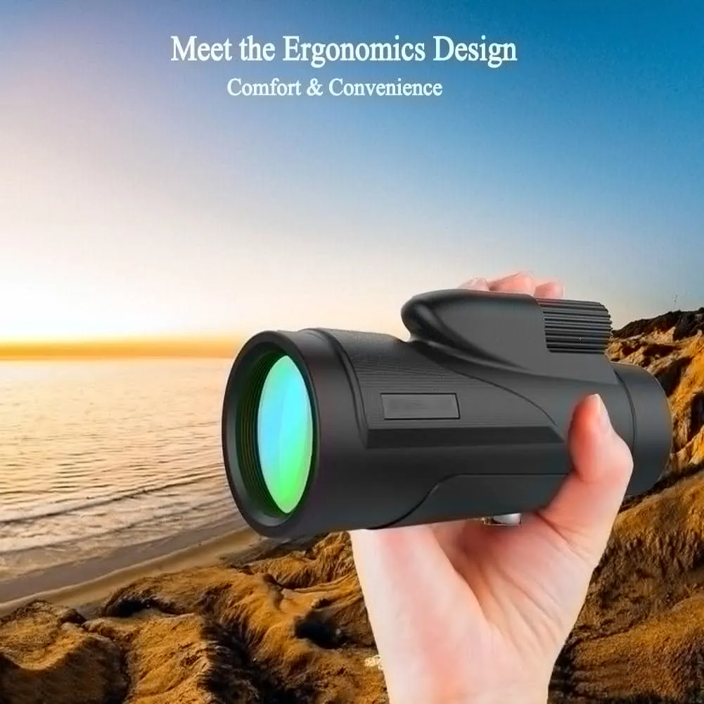 RECON GS2 Waterproof 12x50 HD Full-size Monocular with Tripod
