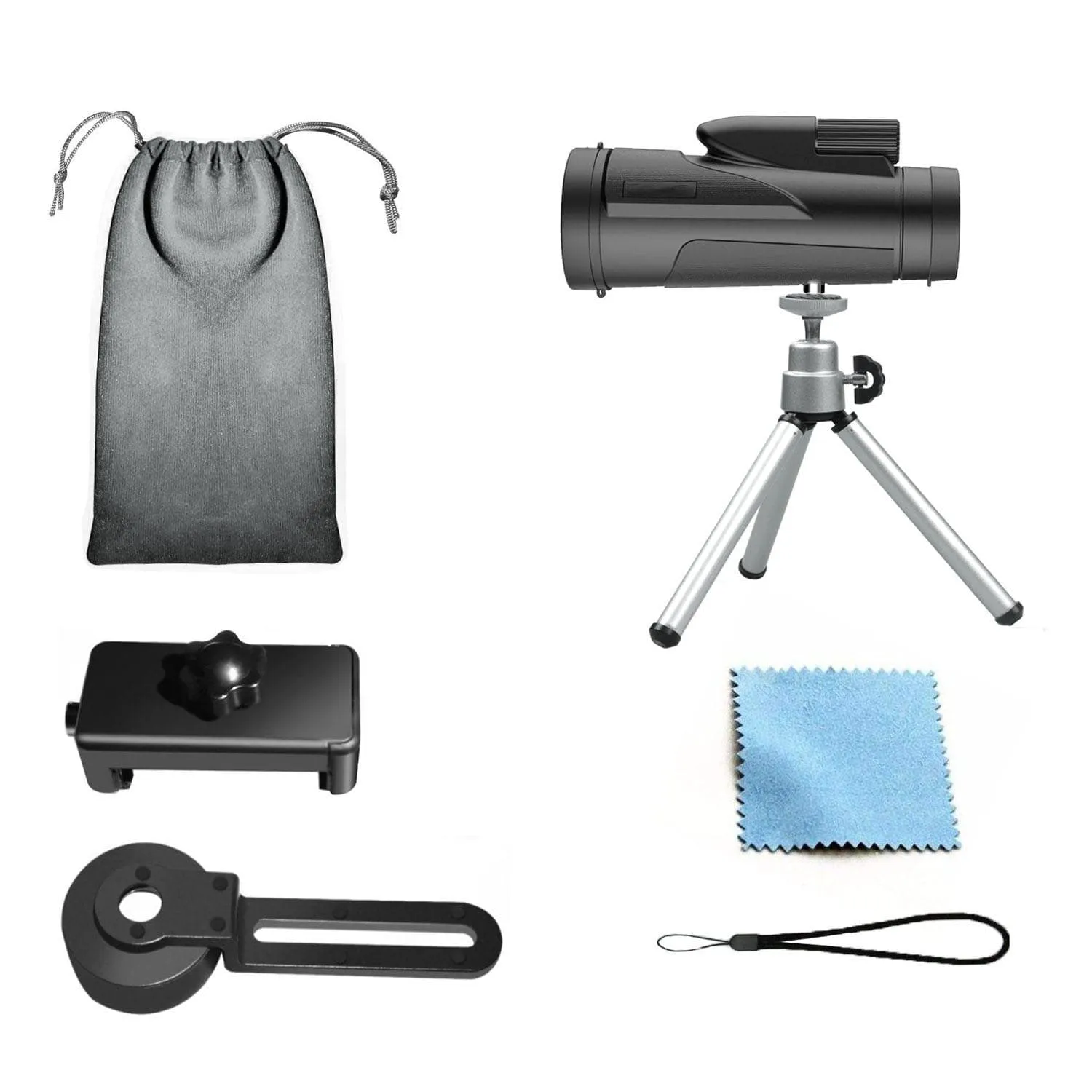 RECON GS2 Waterproof 12x50 HD Full-size Monocular with Tripod
