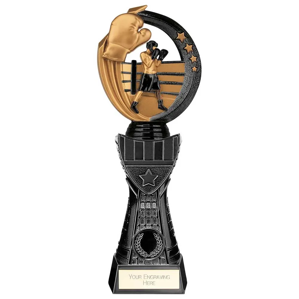Renegade Boxing Black Trophy Statue