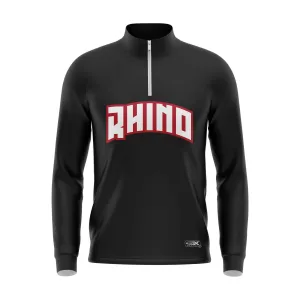 RHINO WRESTLING 1/4 ZIP JACKET (WITH NAME)