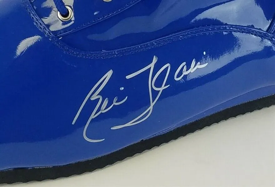 Ric Flair Signed Blue Wrestling Boot (JSA COA) WWE 16xWorld Champion / NWA. HOF