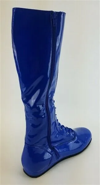 Ric Flair Signed Blue Wrestling Boot (JSA COA) WWE 16xWorld Champion / NWA. HOF