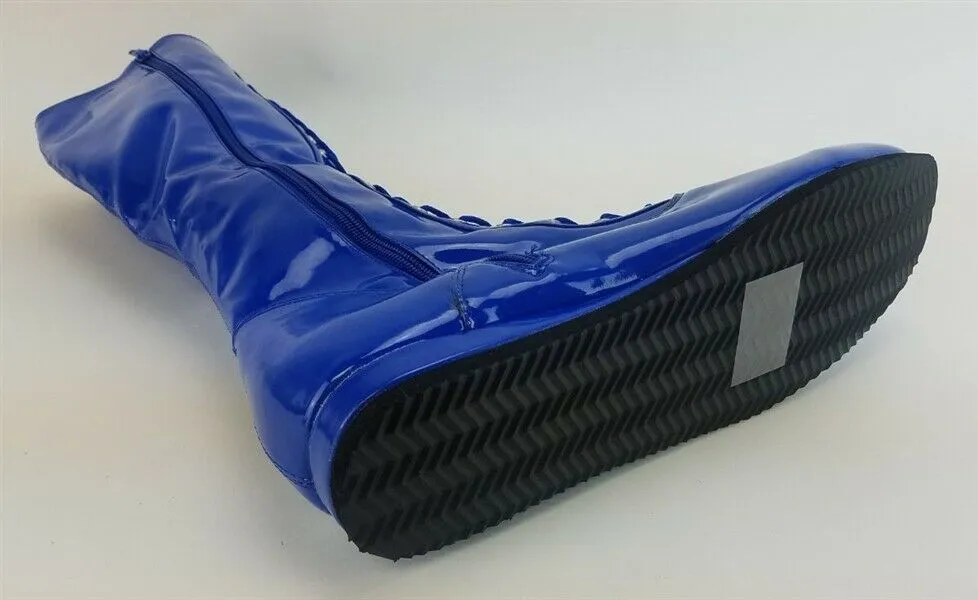 Ric Flair Signed Blue Wrestling Boot (JSA COA) WWE 16xWorld Champion / NWA. HOF