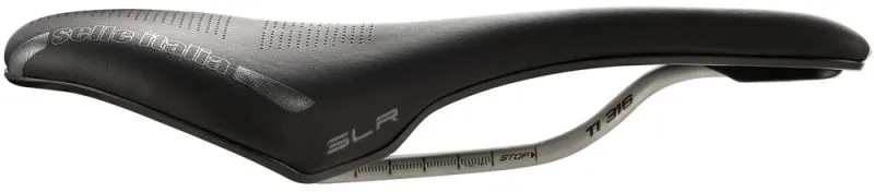ROADBIKE SADDLE SELLE ITALIA SLR BOOST ENDURANCE TI 316 SUPERFLOW BLACK SMALL