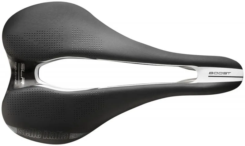ROADBIKE SADDLE SELLE ITALIA SLR BOOST ENDURANCE TI 316 SUPERFLOW BLACK SMALL