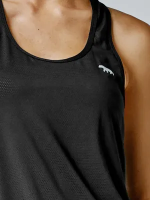 Running Bare Back To Bare Tank - Black