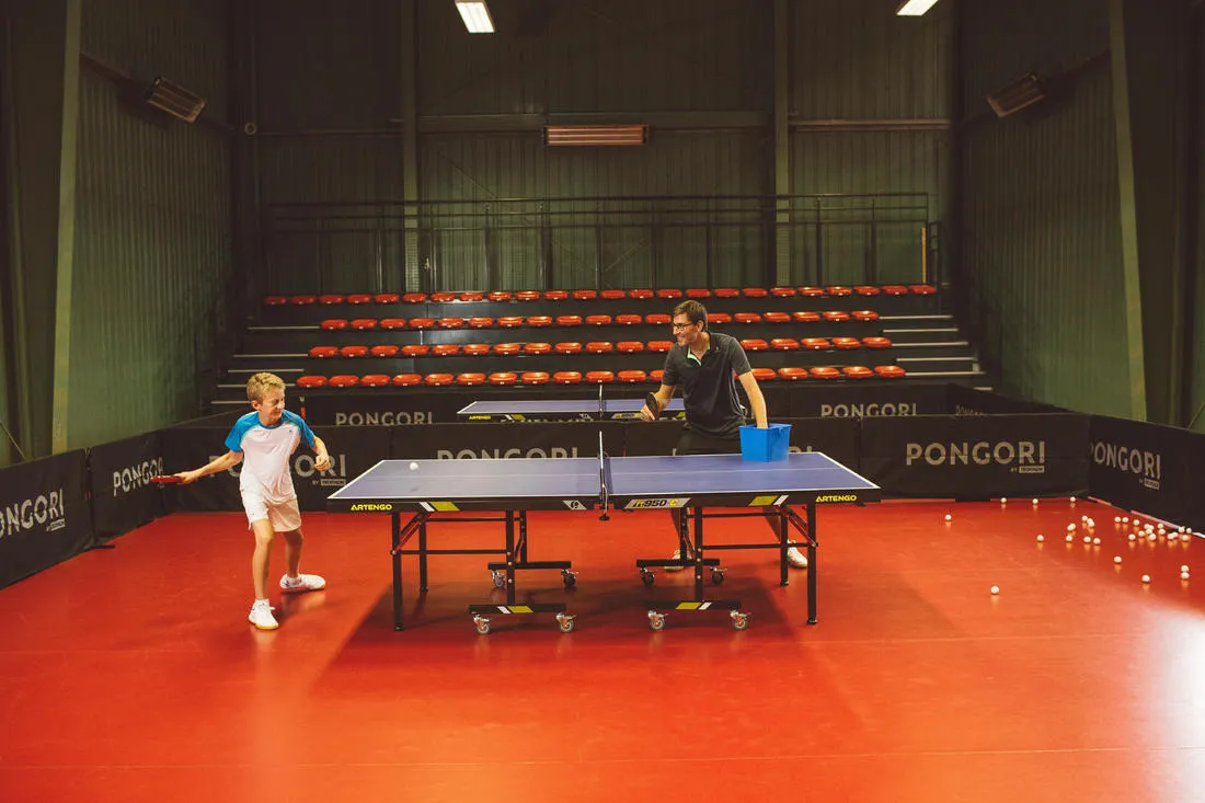 School Table Tennis Bat TTR 100 3* All-Round