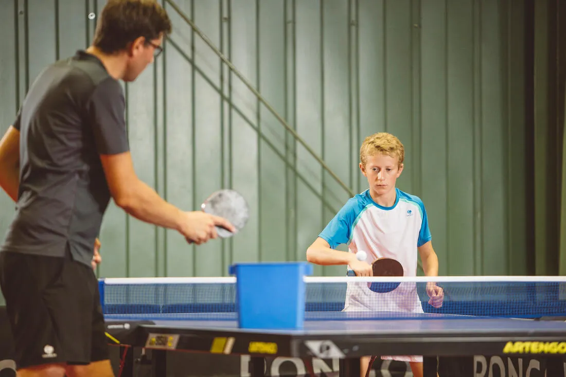 School Table Tennis Bat TTR 100 3* All-Round