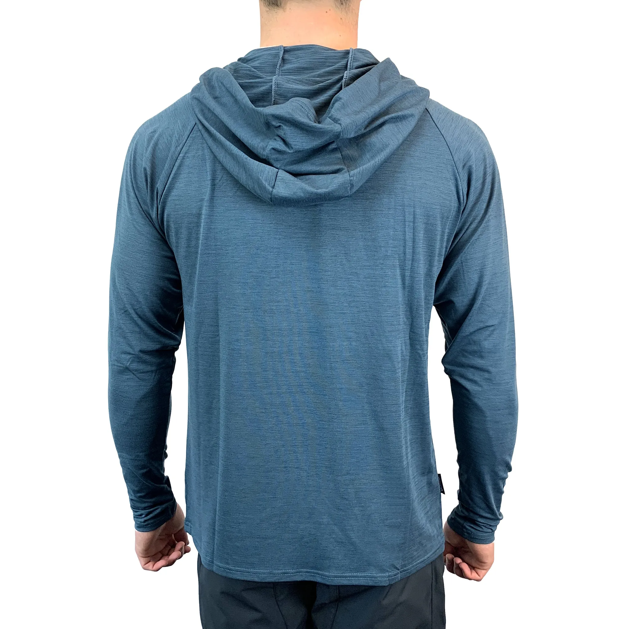 Season 2023 - UV Performance L/S Hooded Tech Top - Ocean Blue