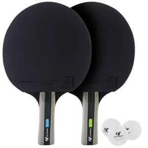 Set of 2 Free Table Tennis Bats and 3 Balls - Twin Pack