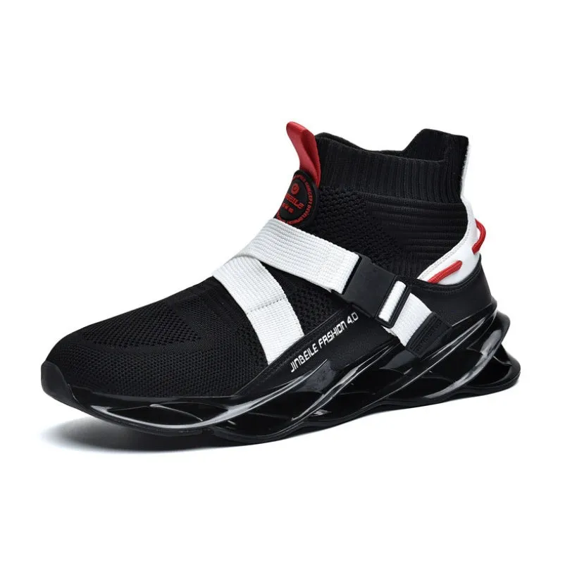 Shock absorption fitness running shoes