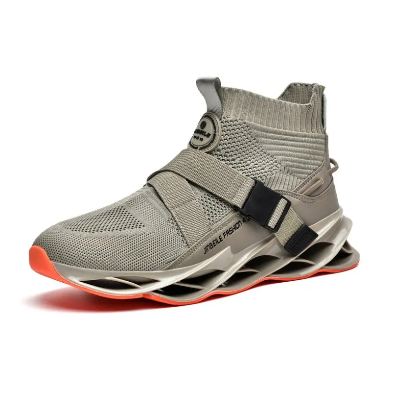 Shock absorption fitness running shoes
