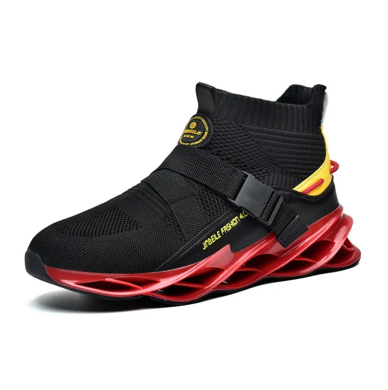 Shock absorption fitness running shoes